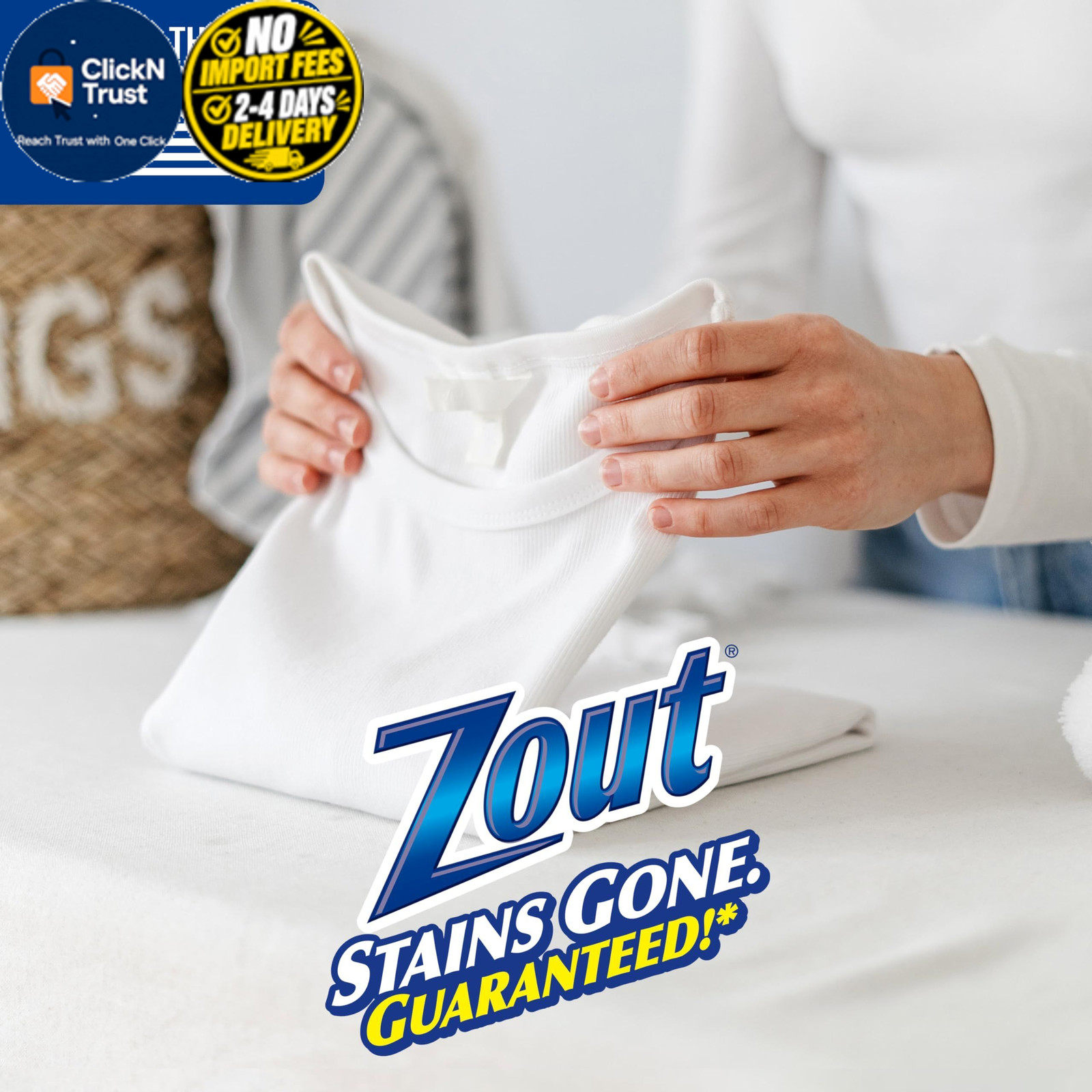 Zout Laundry Stain Remover Spray, Blood, Grass & Oil 22 Fl Oz (Pack of 2)
