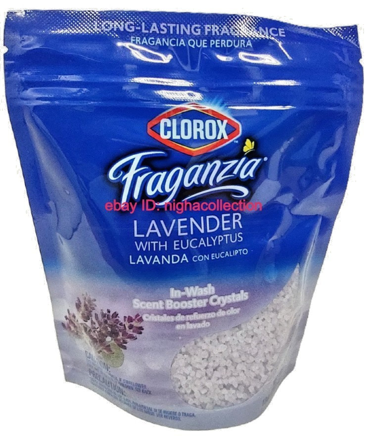 5x Clorox Lavender Eucalyptus Fraganzia In-wash Scent Booster Crystals 10 Oz Ea