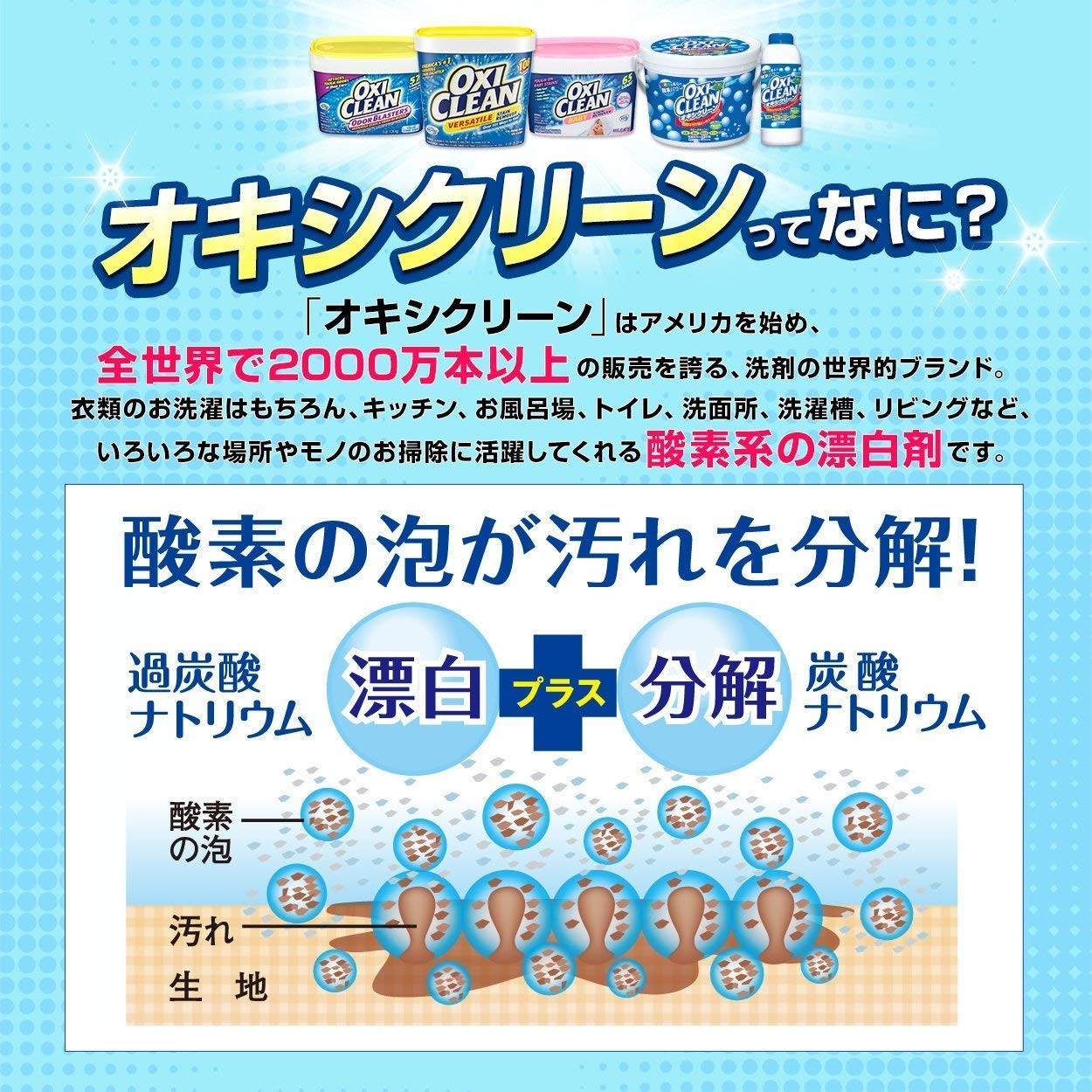 OxiClean Versatile Stain Remover, 3 Pounds