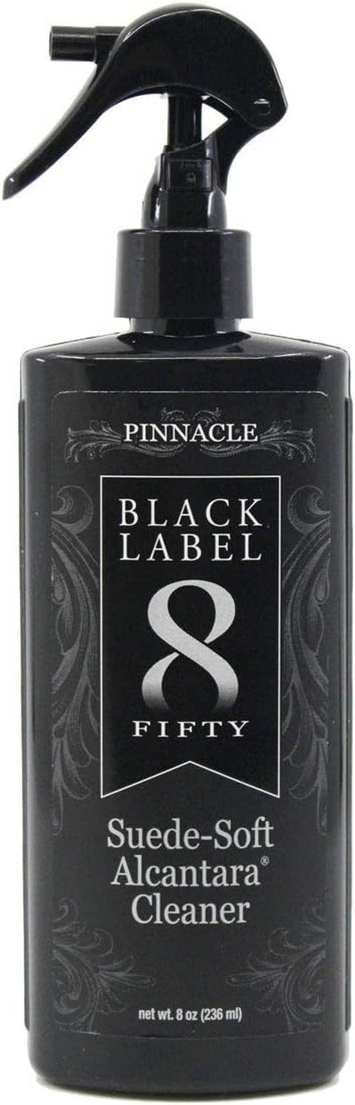 Pinnacle Black Label Suede-Soft Alcantara� Cleaner 8 Fl Oz (Pack of 1), Clear