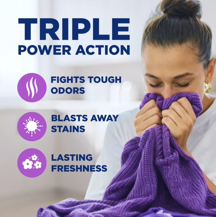 3P ARM & HAMMER Plus OxiClean, Odor Blasters Liquid Laundry Detergent, 200.2 oz