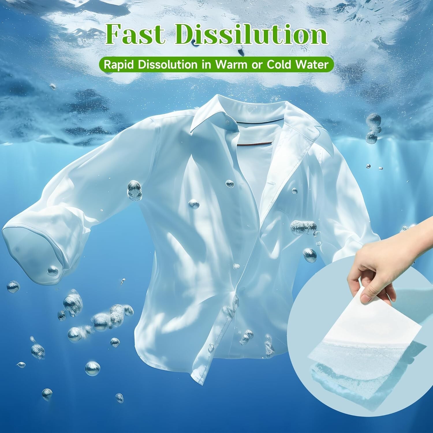 Eco Friendly Laundry Detergent Sheets Travel Size Zero Waste Lightweight Packs