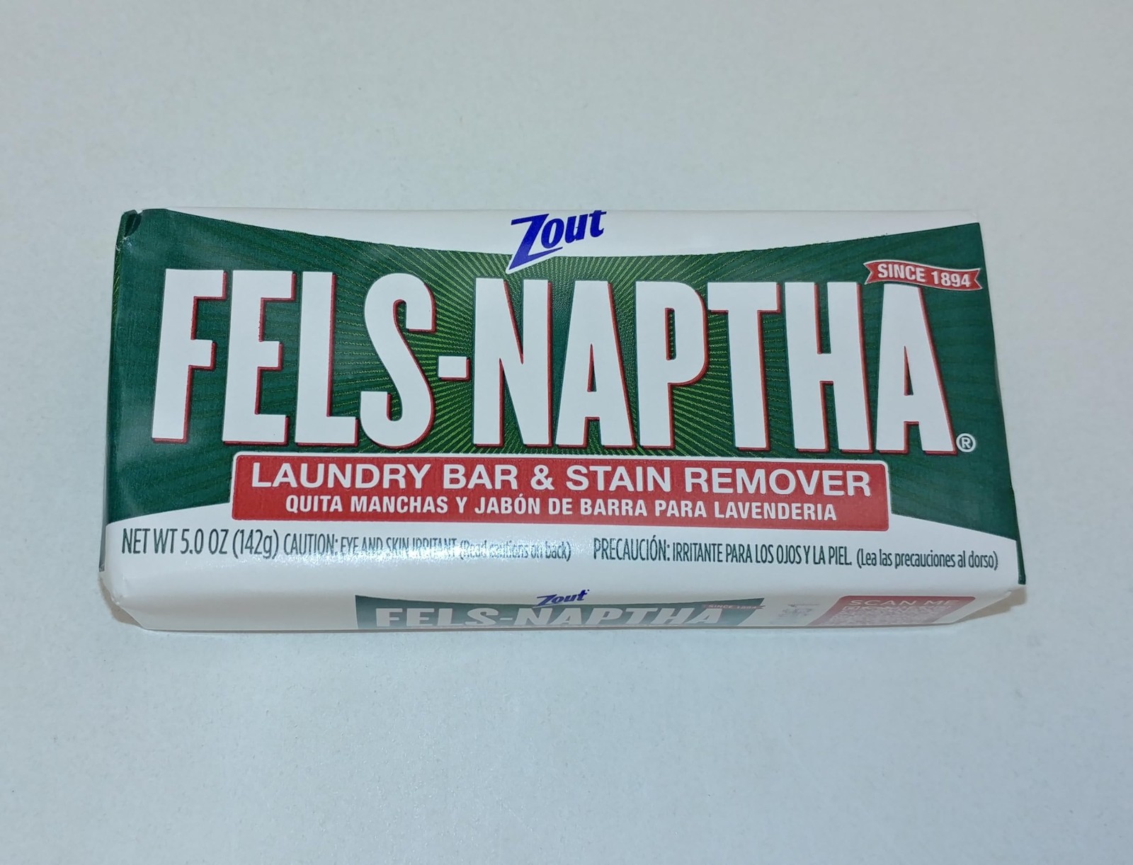10 Bars Lot Of Zout Fels-Naptha Laundry Soap Bar & Stain Remover 5 Oz Ounce. …