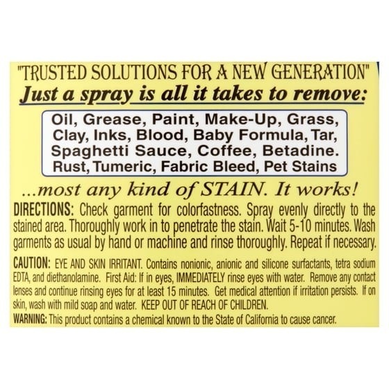 Grandma’s Secret Spot Remover Laundry Spray, 16 Oz