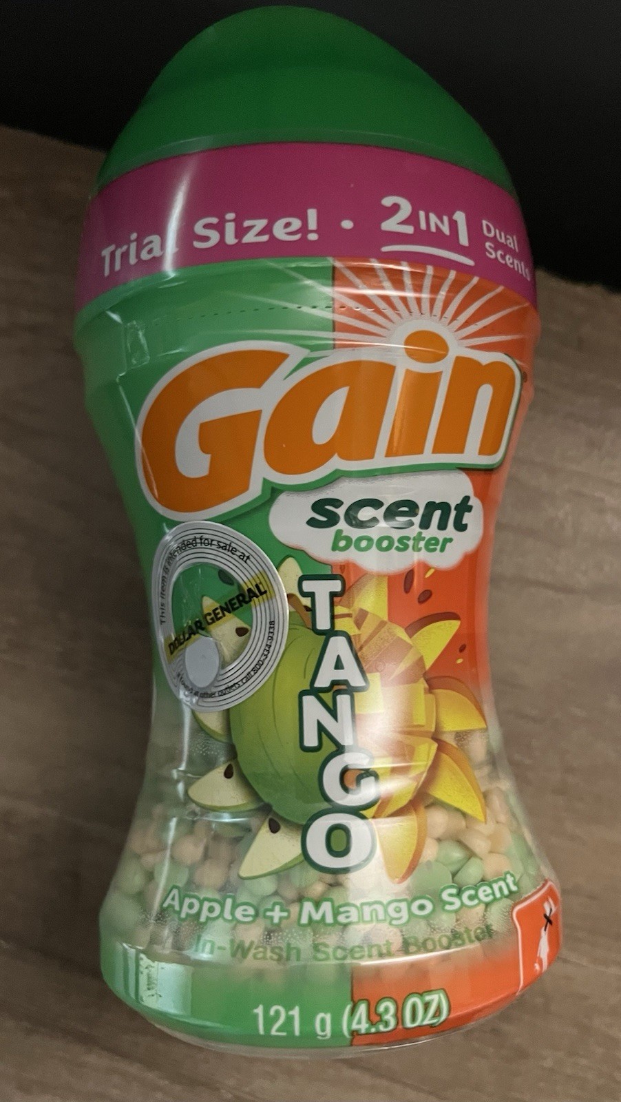 Gain Scent Beads Travel Size Tango Apple+ Mango Scent 4.3 Oz