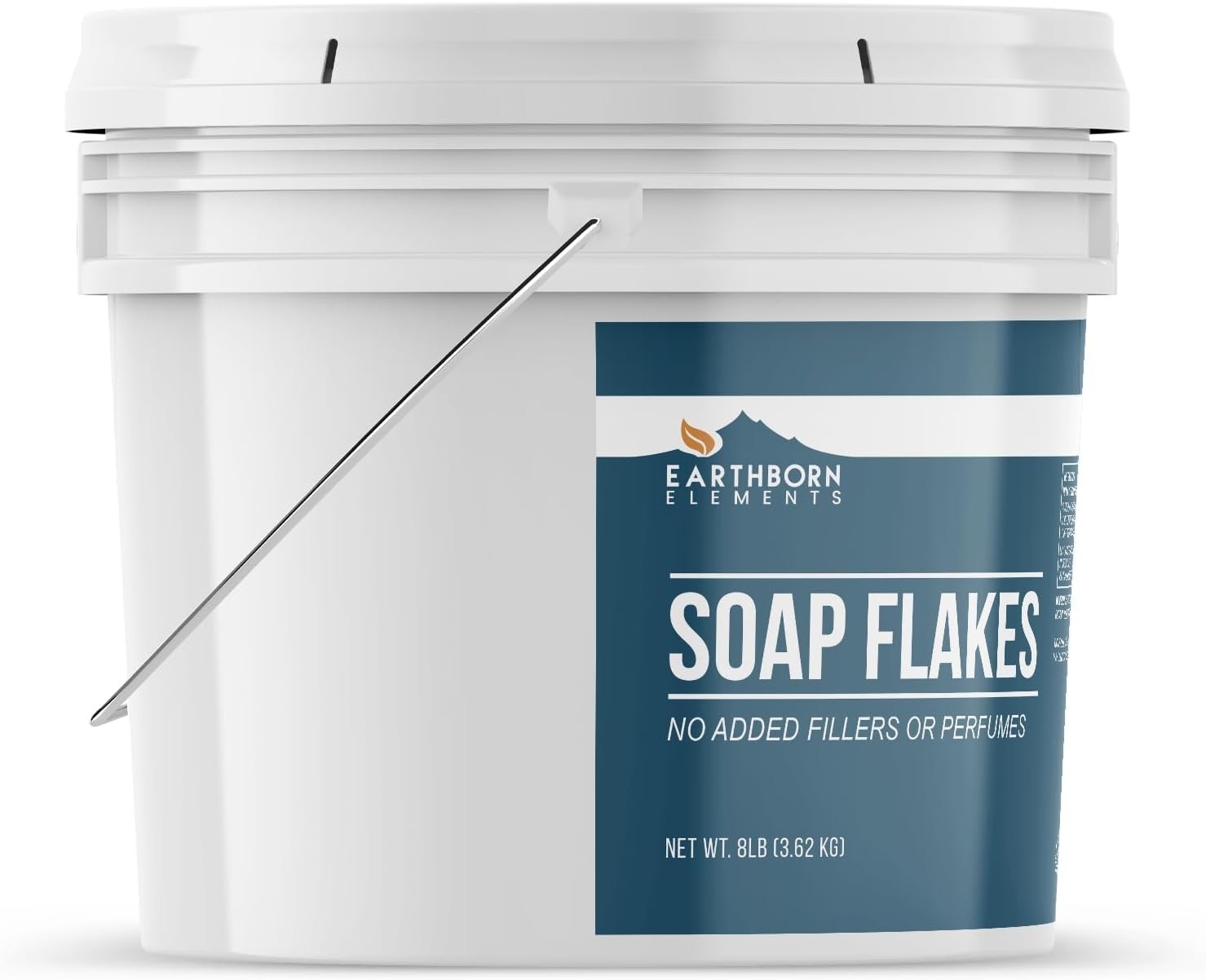 Natural Laundry Soap Flakes – 2 Gallon Unscented Gentle Clean for All Skin Types