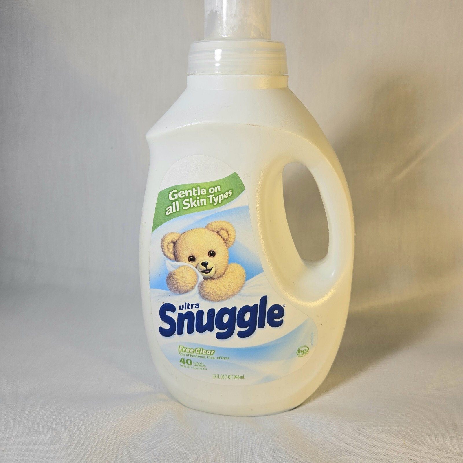 Ultra Snuggle Free Clear Gentle Fabric Softener 40 Loads 32 Fl Oz