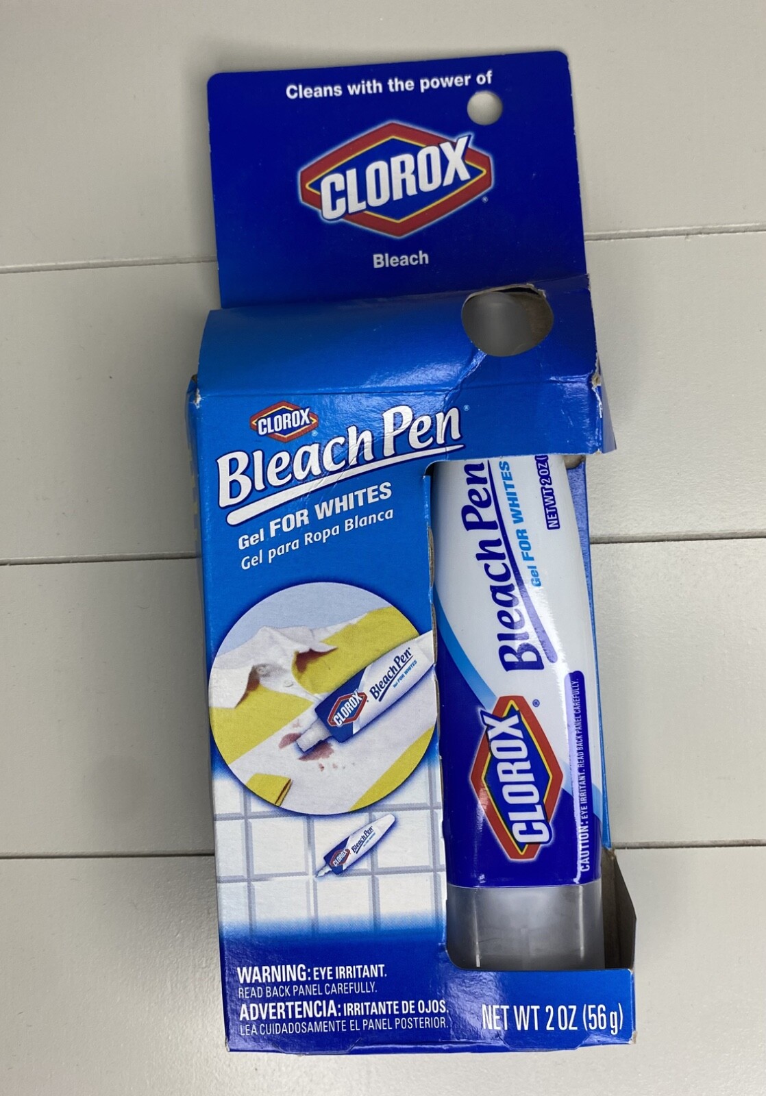 Clorox Bleach Pen Gel Laundry Household Net 2.0 Fl Oz Dual Tipped Discontinued