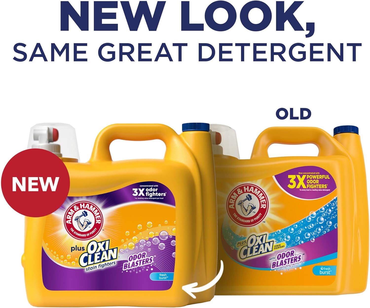 plus Oxiclean Odor Blasters Fresh Burst, 128 Loads Liquid Laundry Detergent, 166