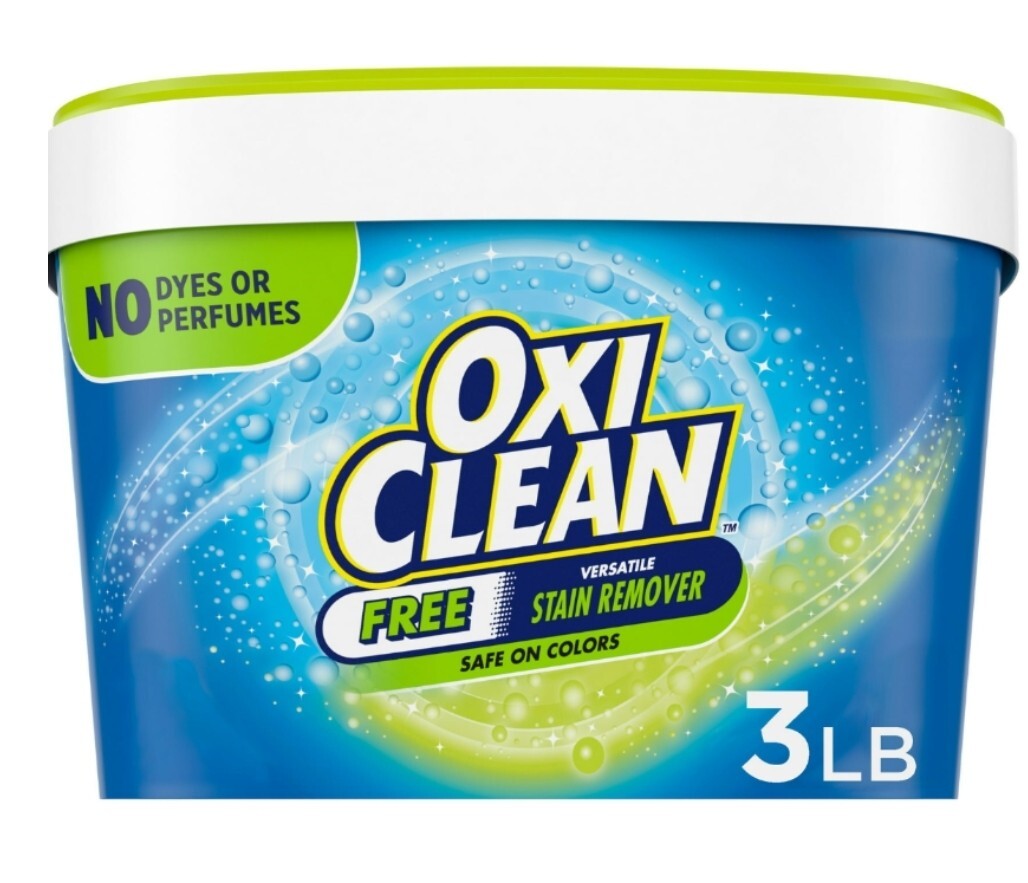 OXI CLEAN FREE VERSATILE STAIN REMOVER POWDER DETERGENT BOOSTER 3 Lb. 65 LOADS