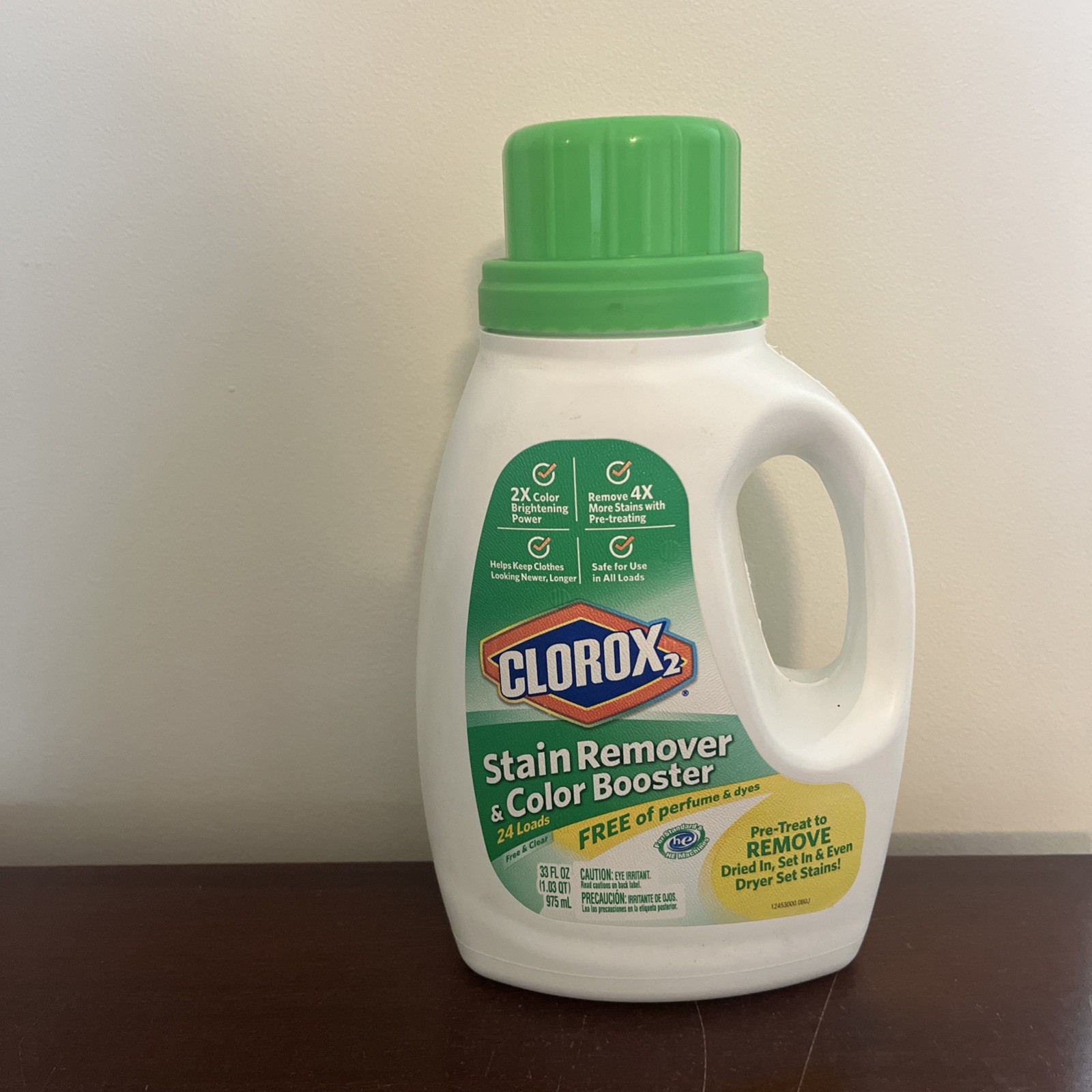 Clorox 2 Stain Remover & Color Booster Perfume & Dye Free Original Discontinued