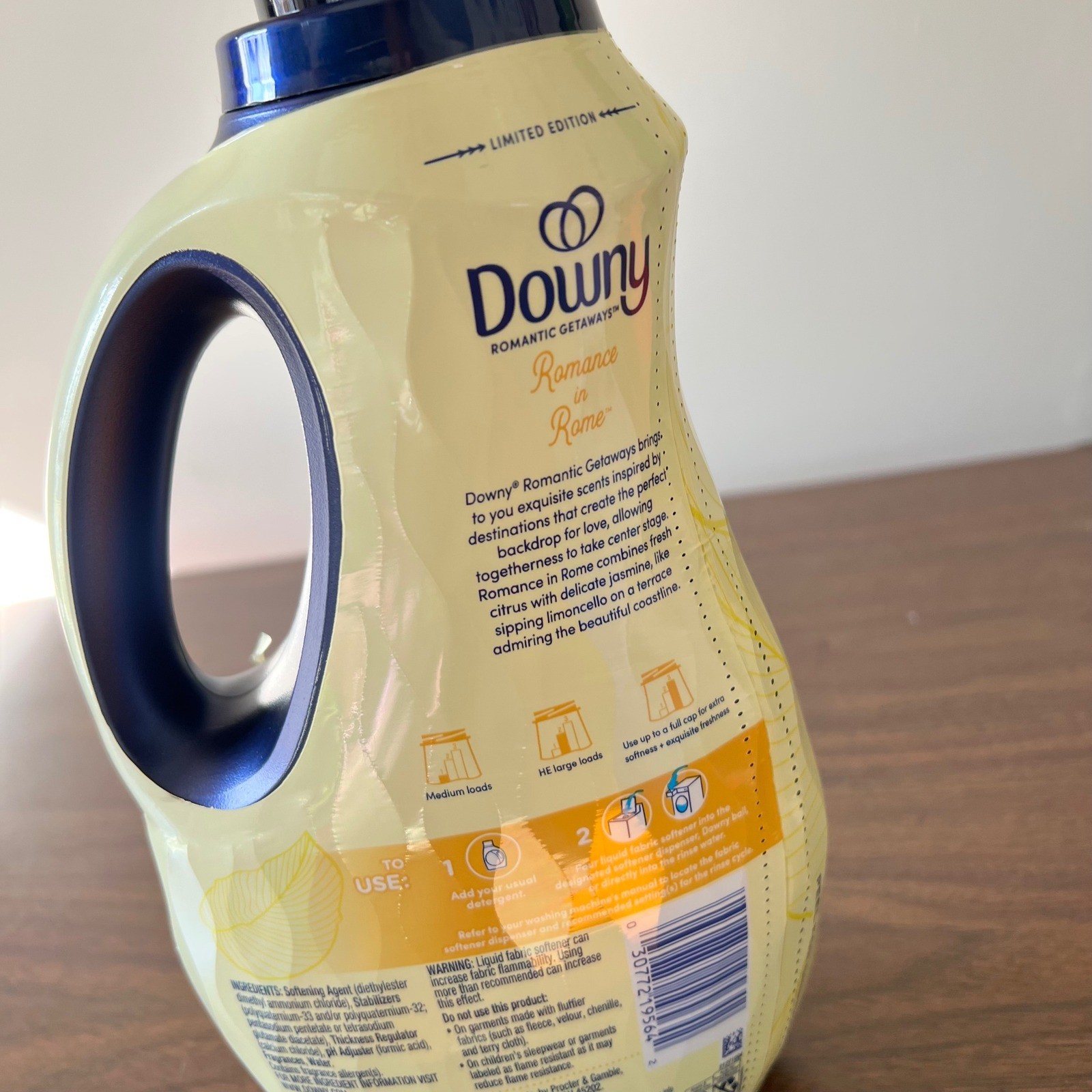 Downy Romantic Getaways Romance in Rome Limited Edition Fabric Softener 38 fl oz