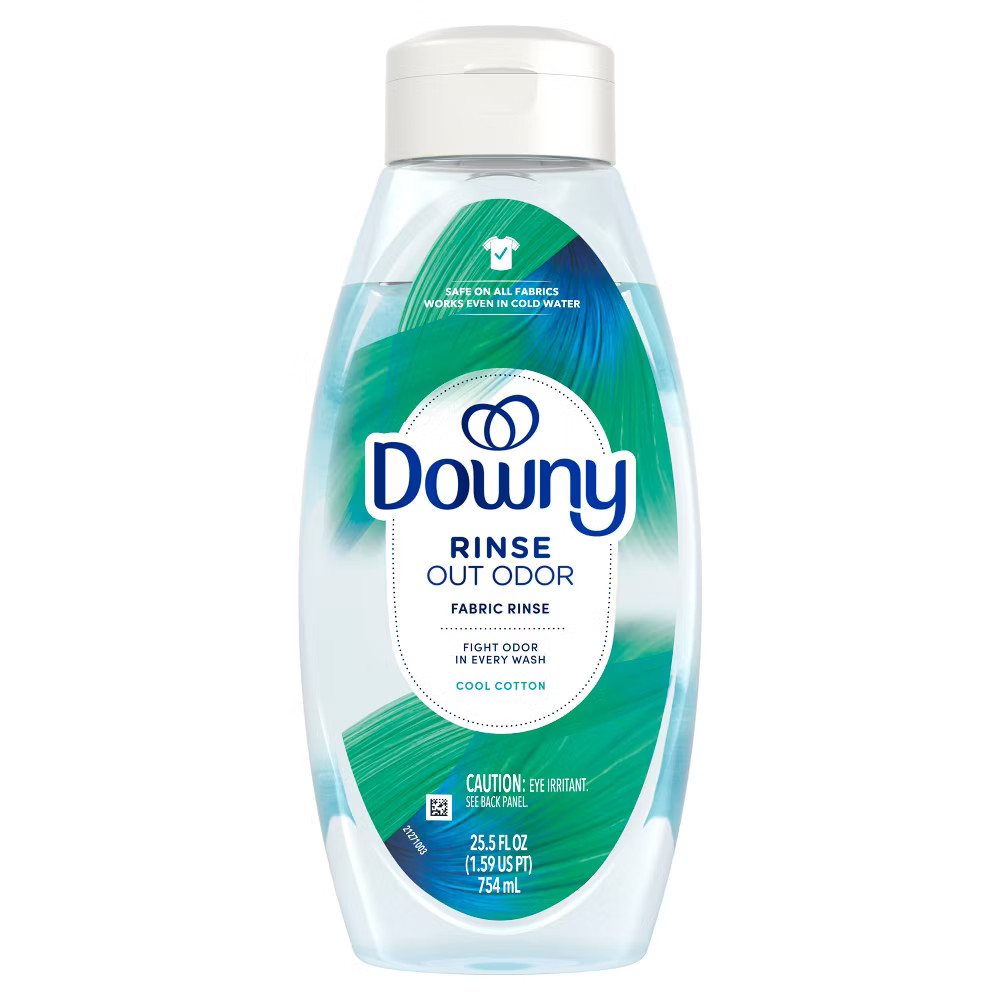 Downy Rinse Out Odor Laundry Rinse, Tackles Tough Odor, Fabric Softener – 25.5oz