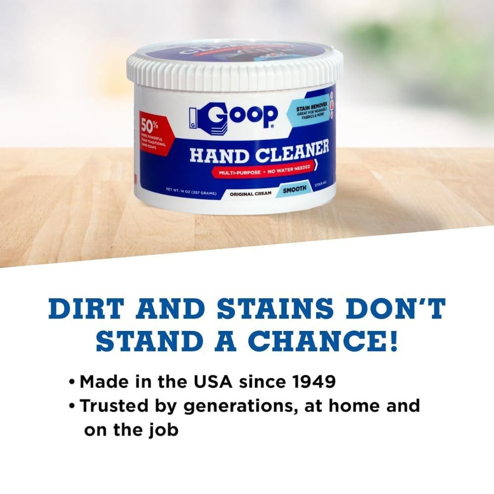 GOOP Multi-Purpose Hand Cleaner- Waterless 14 Ounce (Pack of 1), color