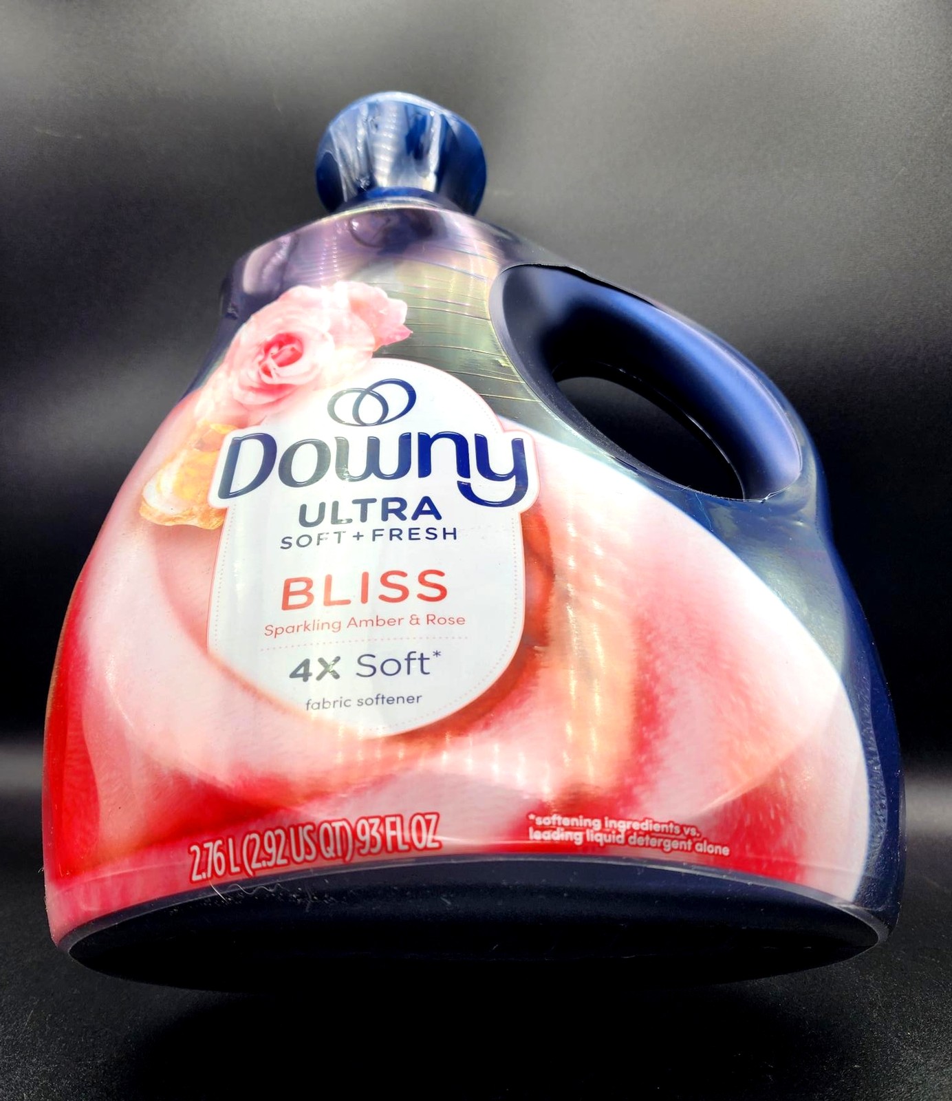 1 Downy ULTRA BLISS Sparking Amber & Rose Fabric Conditioner Softener BIG 93 oz