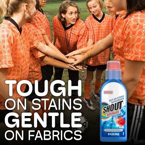 Stain Remover Gel 8.7oz Built-in Scrubber Brush for Clothes Laundry Ultra