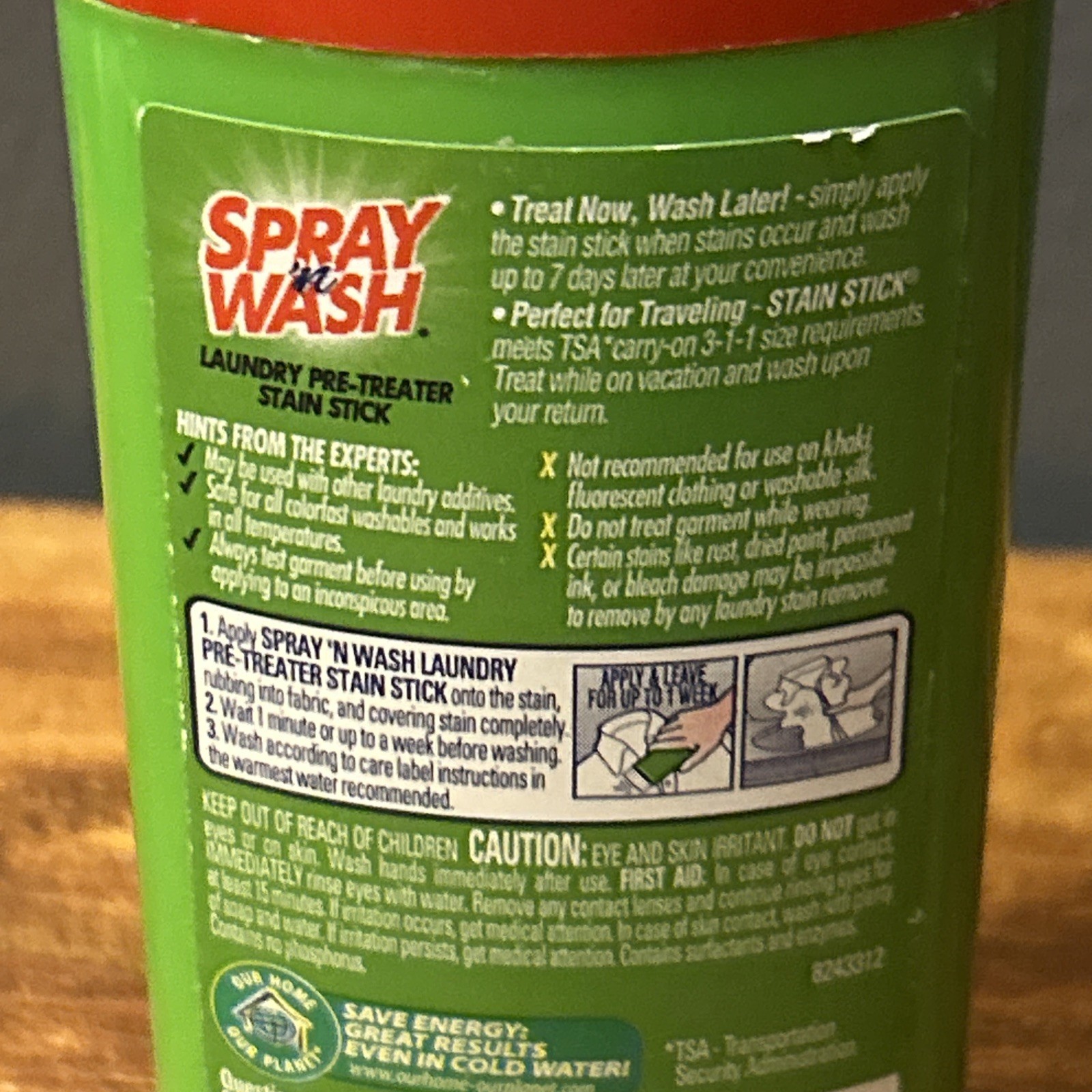 Spray ‘n Wash Laundry Stain Stick – 3.0 oz (Used 1-2 Times)