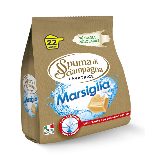 Spuma di Sciampagna Powder Detergent Marsiglia, bag 22 washes