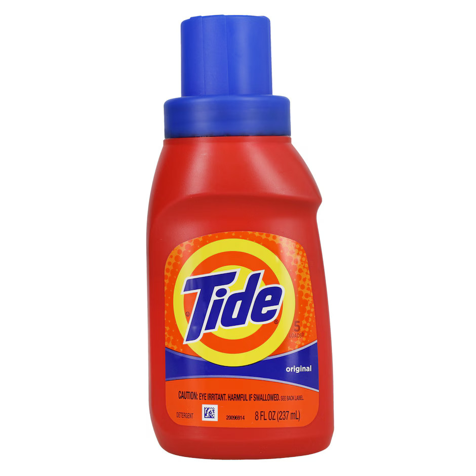Tide Liquid Laundry Detergent Scented 8 Fl Oz Bottle Lot of 2