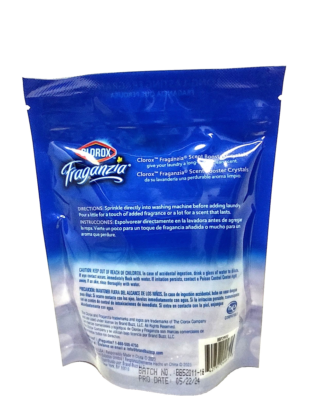 5x Clorox Lavender Eucalyptus Fraganzia In-wash Scent Booster Crystals 10 Oz Ea