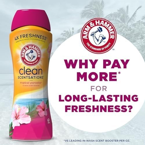 Arm & hammer In-Wash Scent Booster, Tropical Paradise, 24 oz | In-Wash Laundry