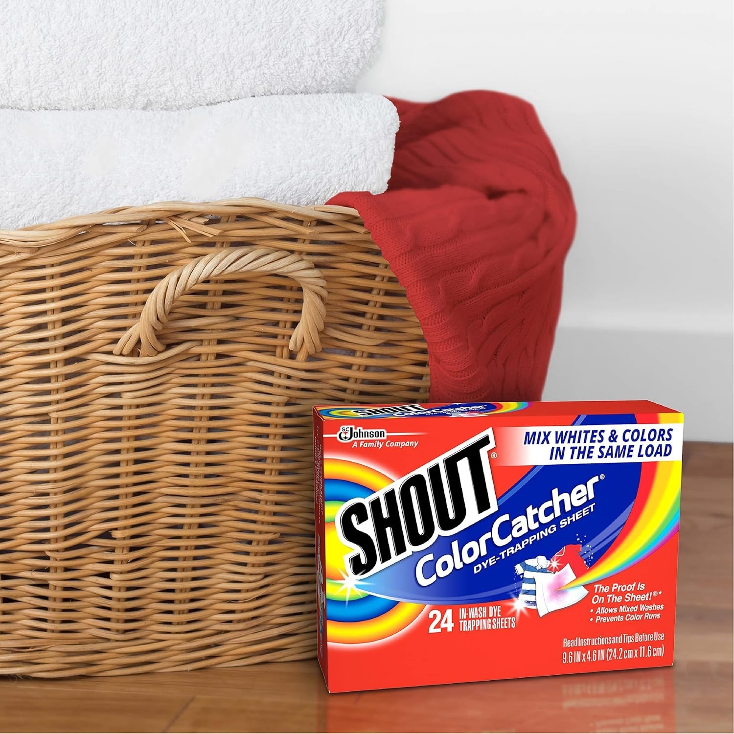 Dye-Trapping Color Catchers for Laundry – Maintain Brightness, 144 Total Sheets