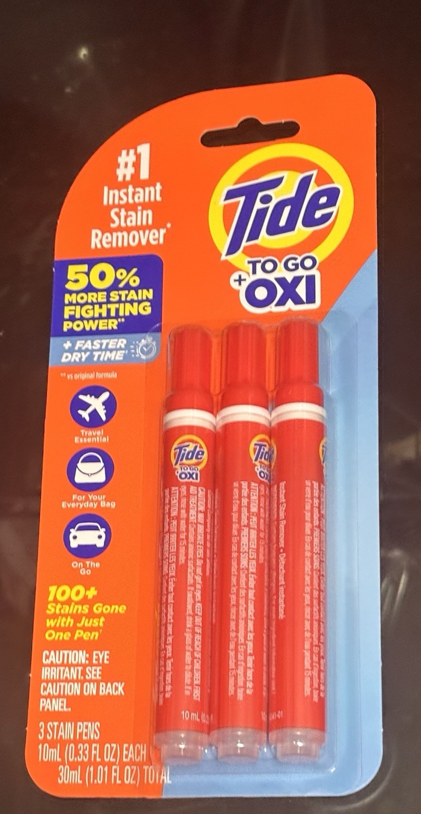 Tide To Go Instant Stain Remover Pen, 3 ct 30ml