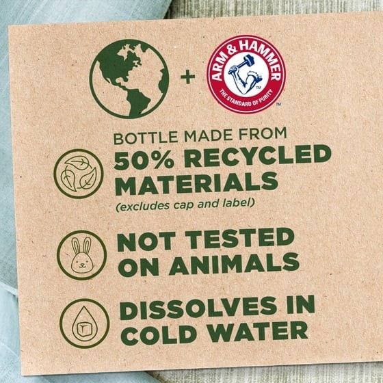 Arm & Hammer Clean Meadow Scent Booster 24 oz Pack of 2 Laundry Beads