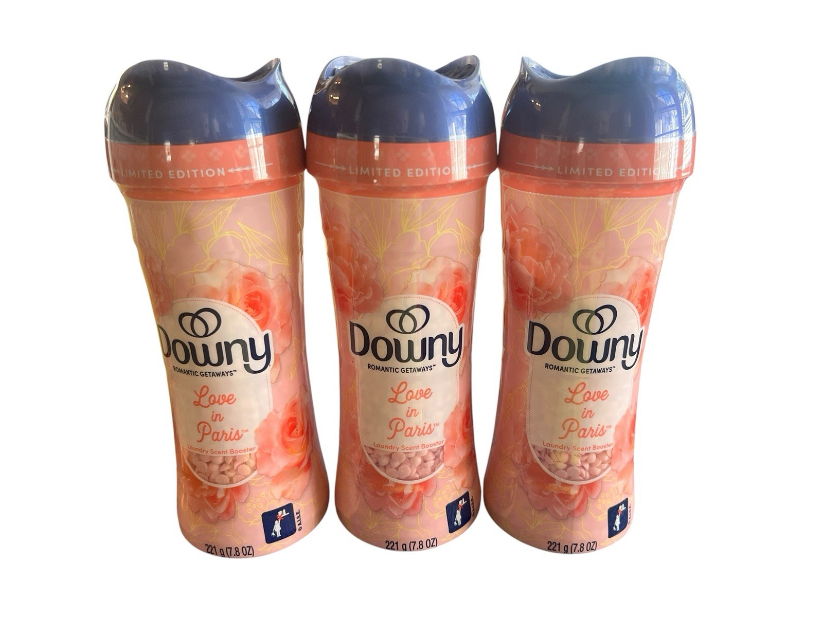 Downy Limited Edition Love In Paris Laundry Scent Booster Beads Lot of 3
