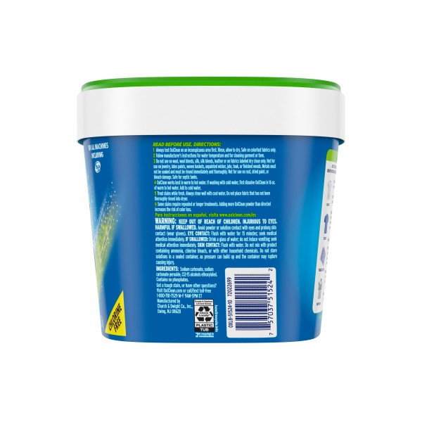 OxiClean Free Versatile Stain Remover, Safe on Colors, 3lbs. – Pack of 2