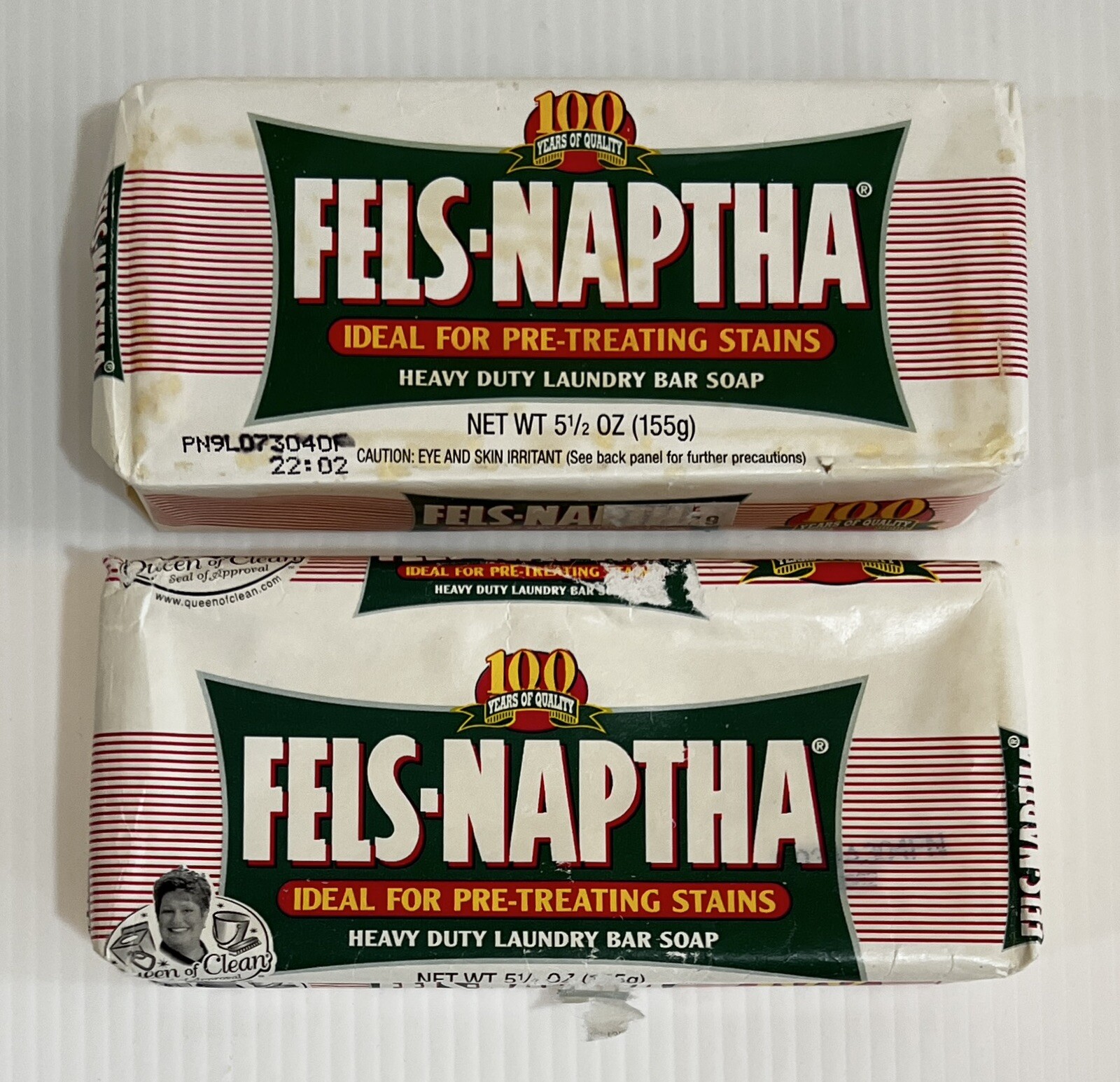 FELS- NAPTHA Heavy Duty Laundry Bar Soap Dial Corp. 5.5 Oz. Made In USA NOS