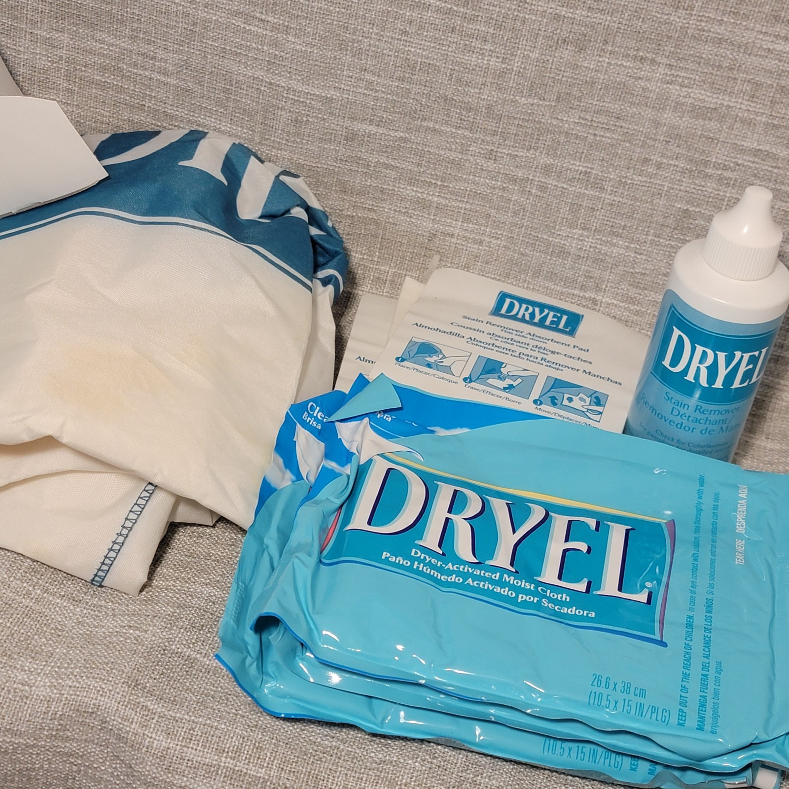 Vtg Dryel Fabric Care Starter Kit 4 Dryer Loads Open Box Complete Dry Clean