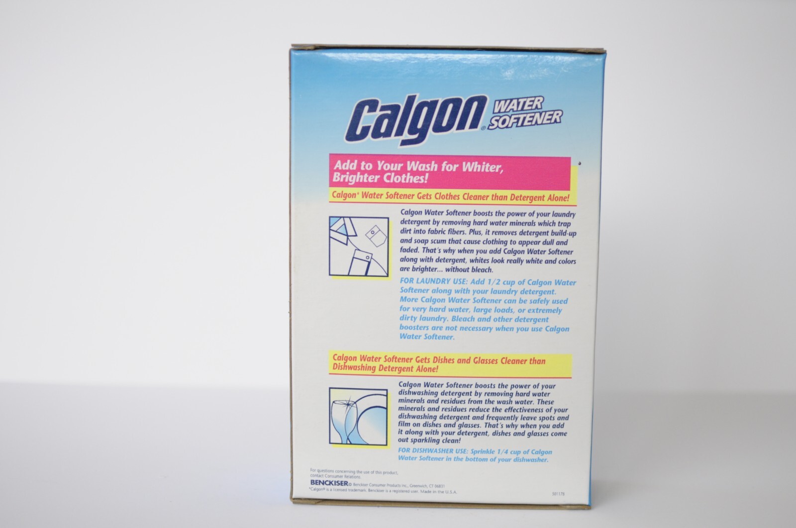 1 Calgon Water Softener Powder Box New 2 LB 8 OZ New