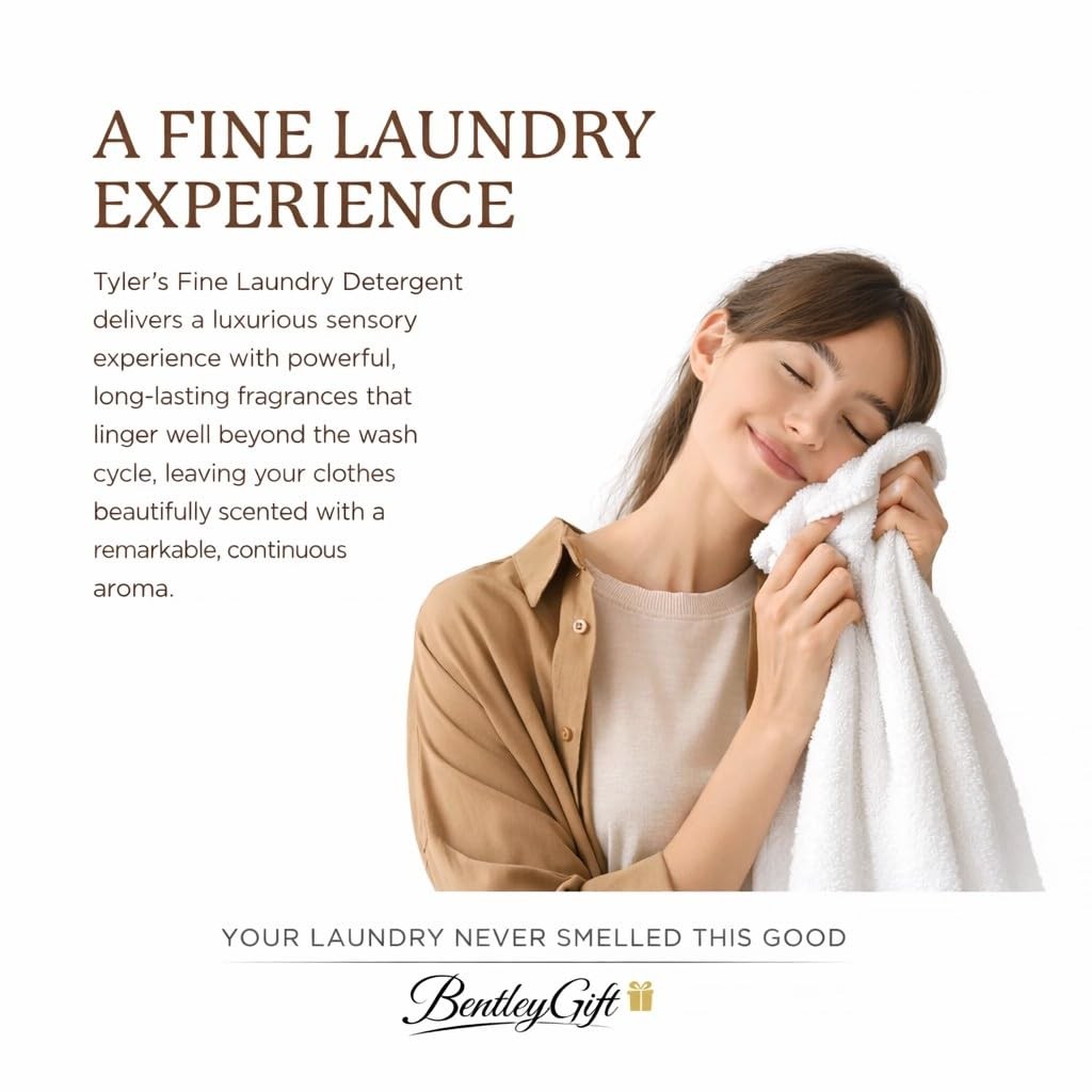 Tyler Candle Wash Diva 128 Fl Oz Laundry Detergent/w Dryer Sachet Single Pouc…