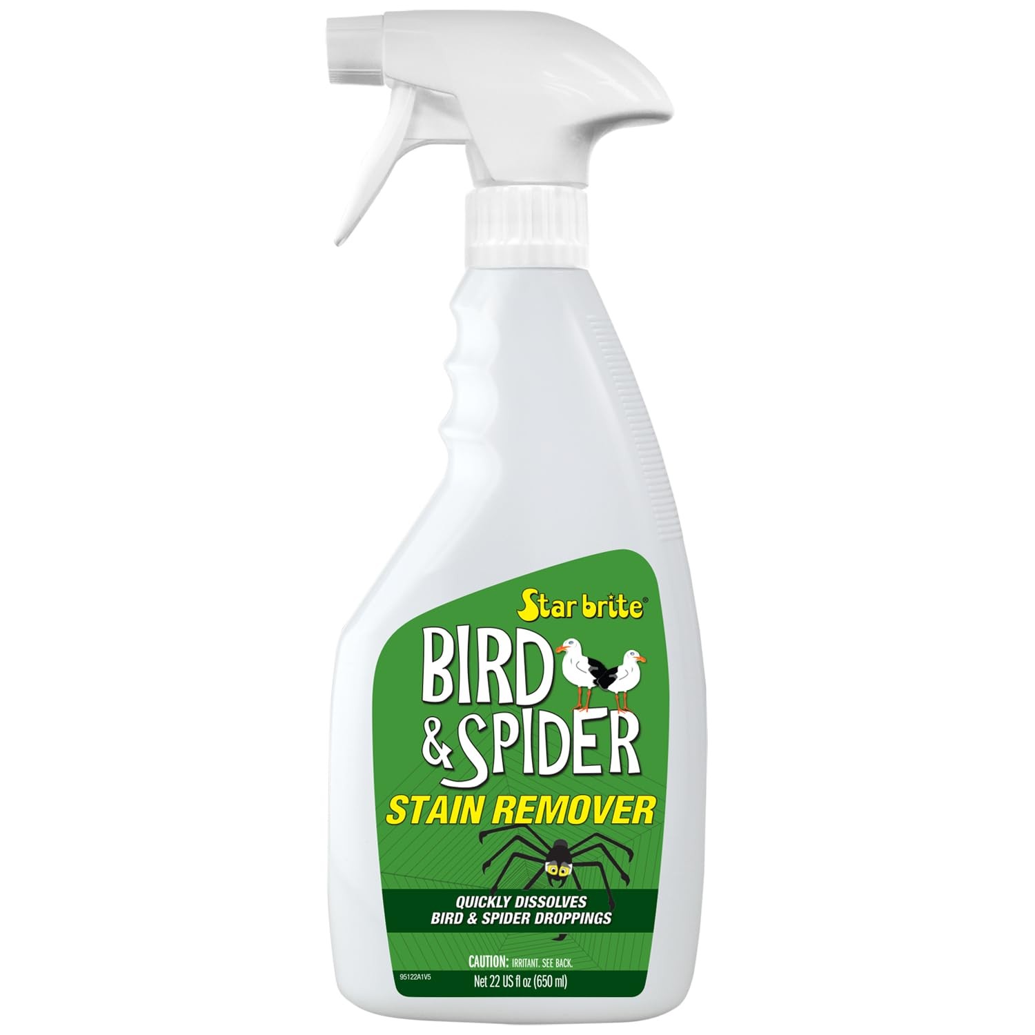 STAR BRITE Spider & Bird Stain Remover Spray – 22 Fl Oz (Pack of 1), Clear