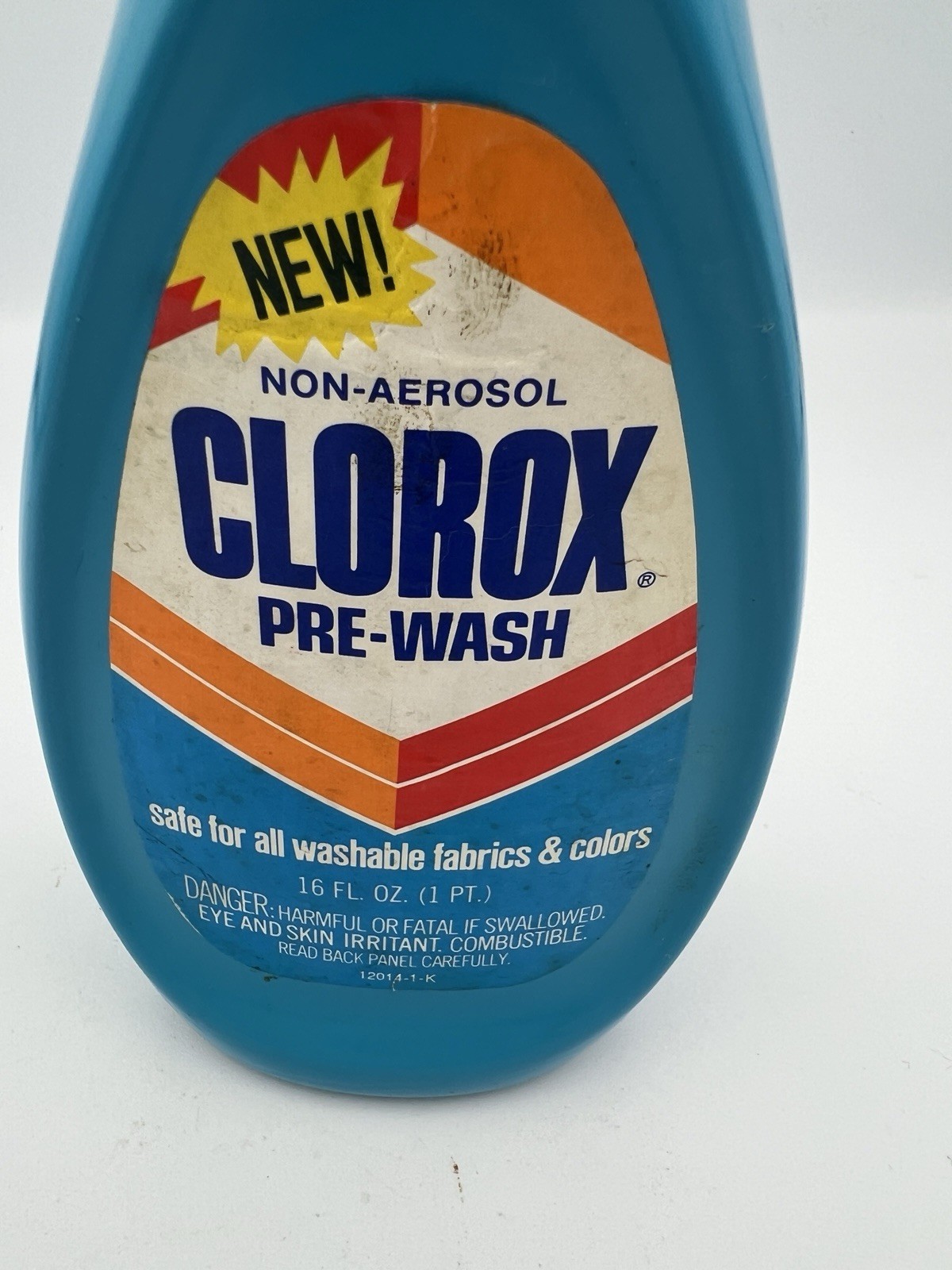 Vintage CLOROX Pre-Wash Stain Remover Discontinued 1980 Spray 65% full Prop