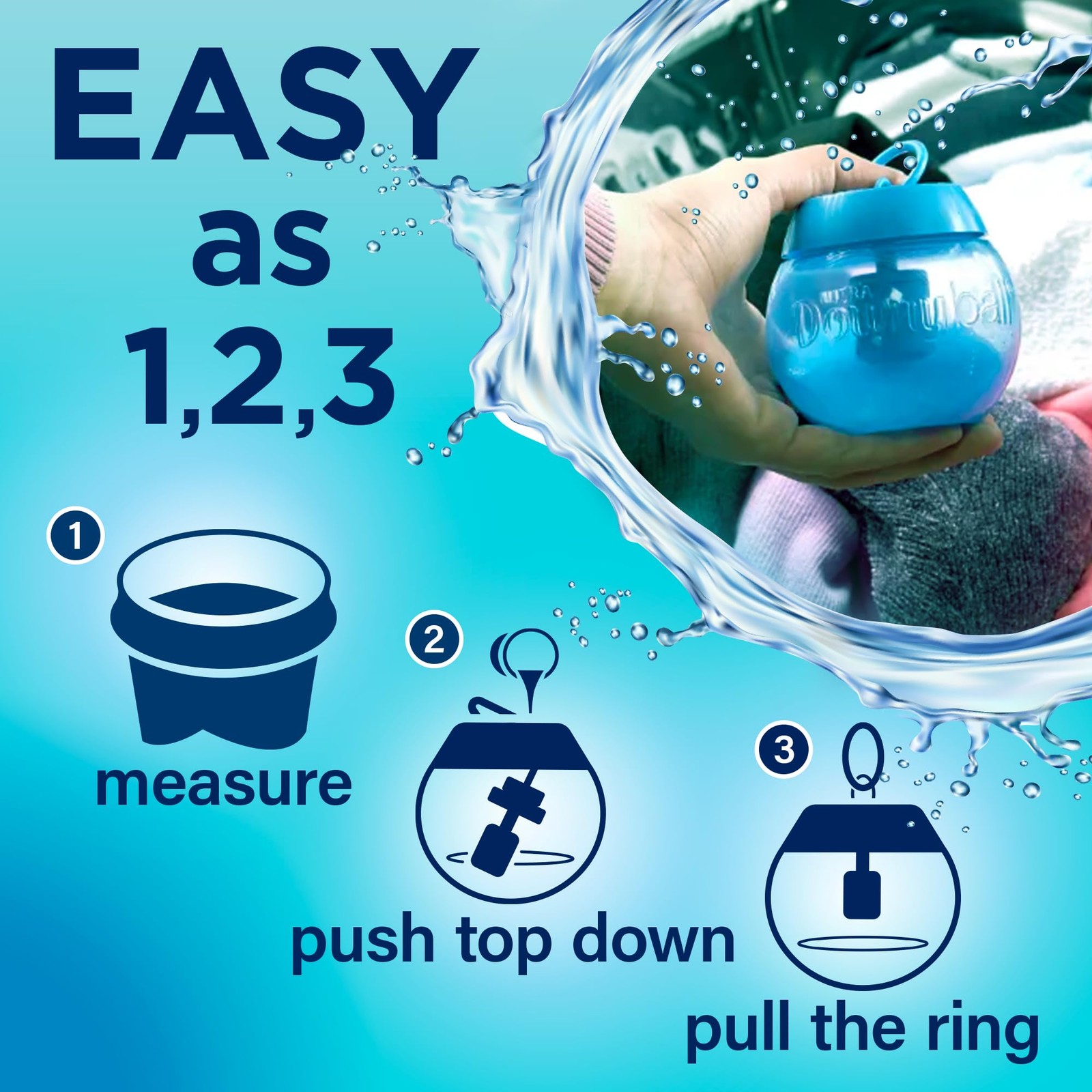 Automatic Laundry Dosing Dispenser – Downy Ball for Effortless Washing