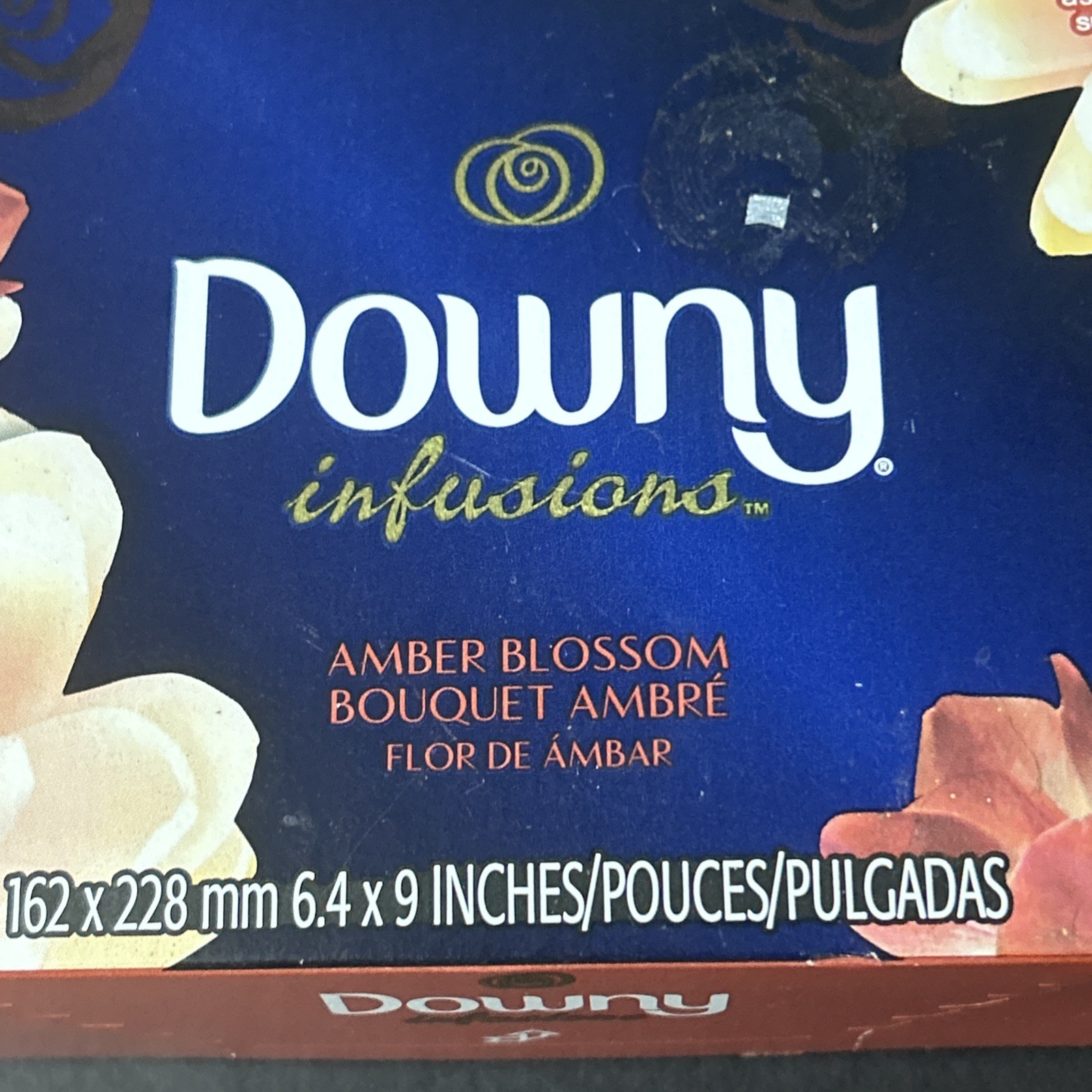 Downy Infusion Amber Blossom Fabric Softener Dryer Sheets 90 CT