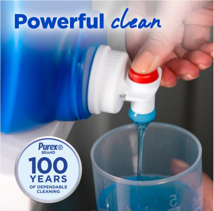 3 Pack Purex Liquid Laundry Detergent, Mountain Breeze,250 Fluid Oz, 192 Load pk