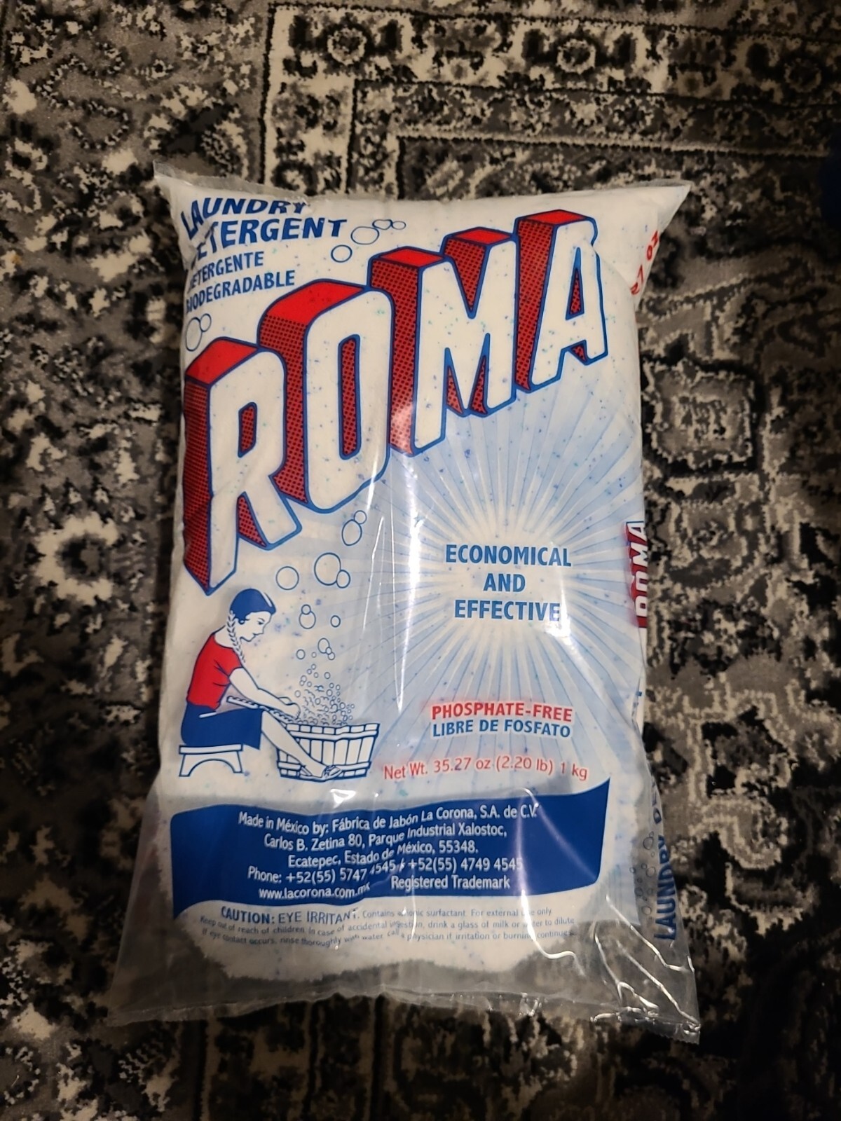 Roma Laundry Detergent 1Kg/2.20 lb 35.27 oz