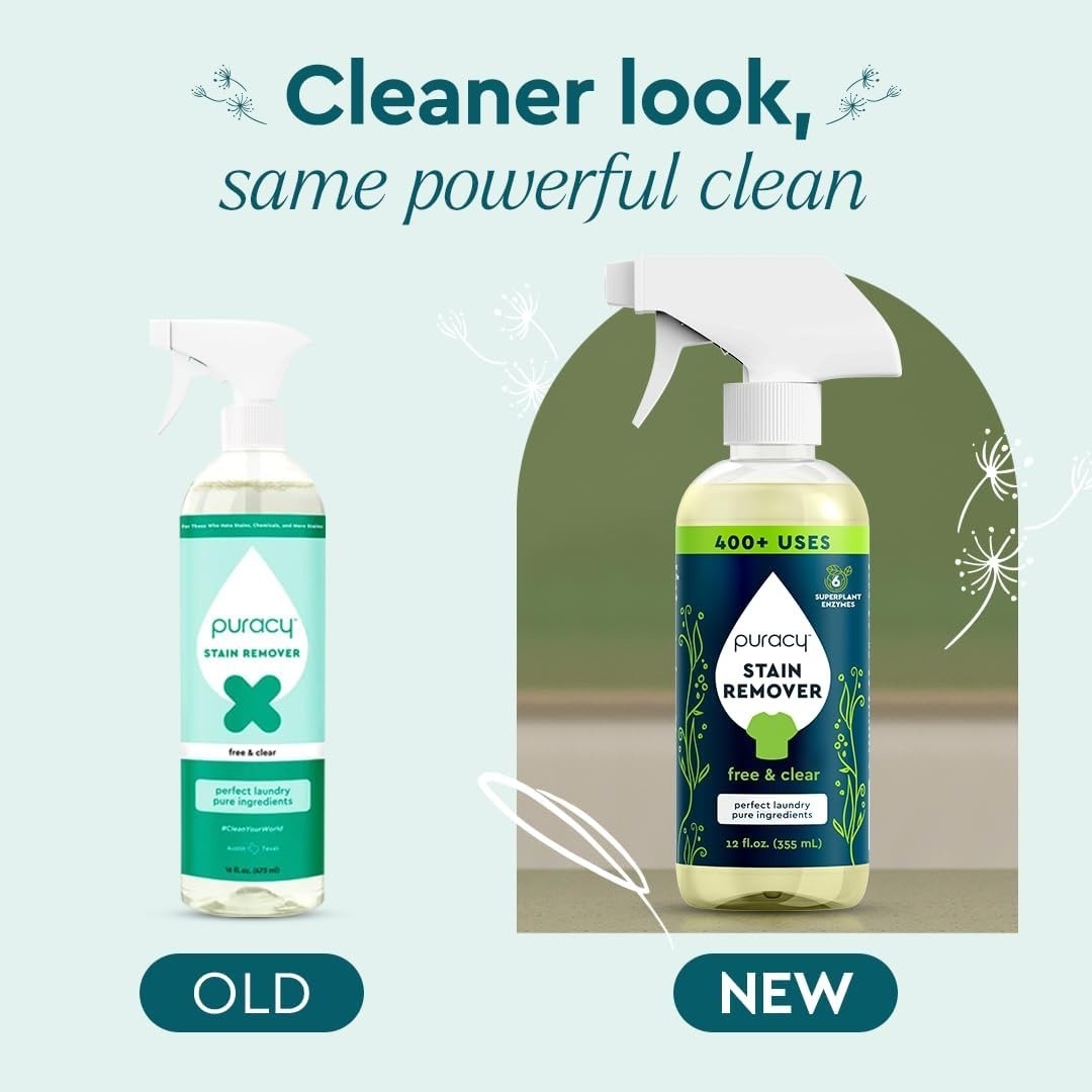 Puracy Stain Remover Spray Mold Mildew Iron Remove Prevent Rust Stains Laundry