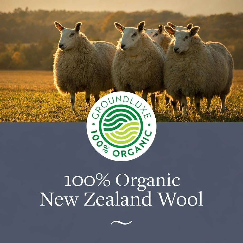 Premium New Zealand Wool Dryer Balls – 6-Pack, 100% Organic, Hand-Felted, Reusab
