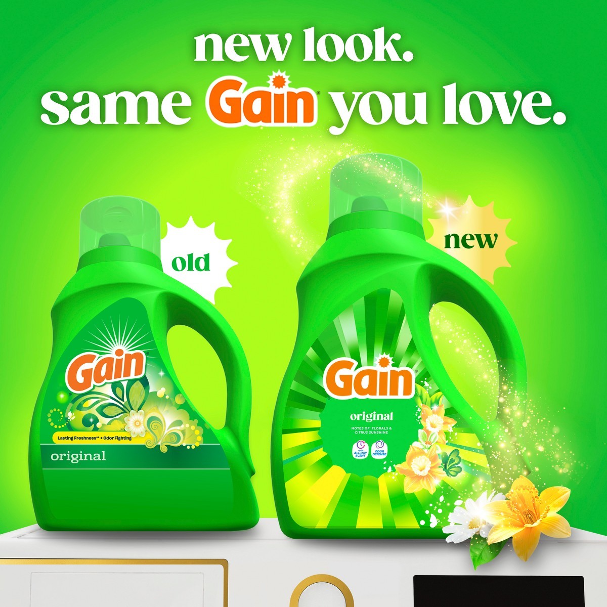 Gain Original HE Concentrated Liquid Laundry Detergent 134 Loads – 177 fl oz