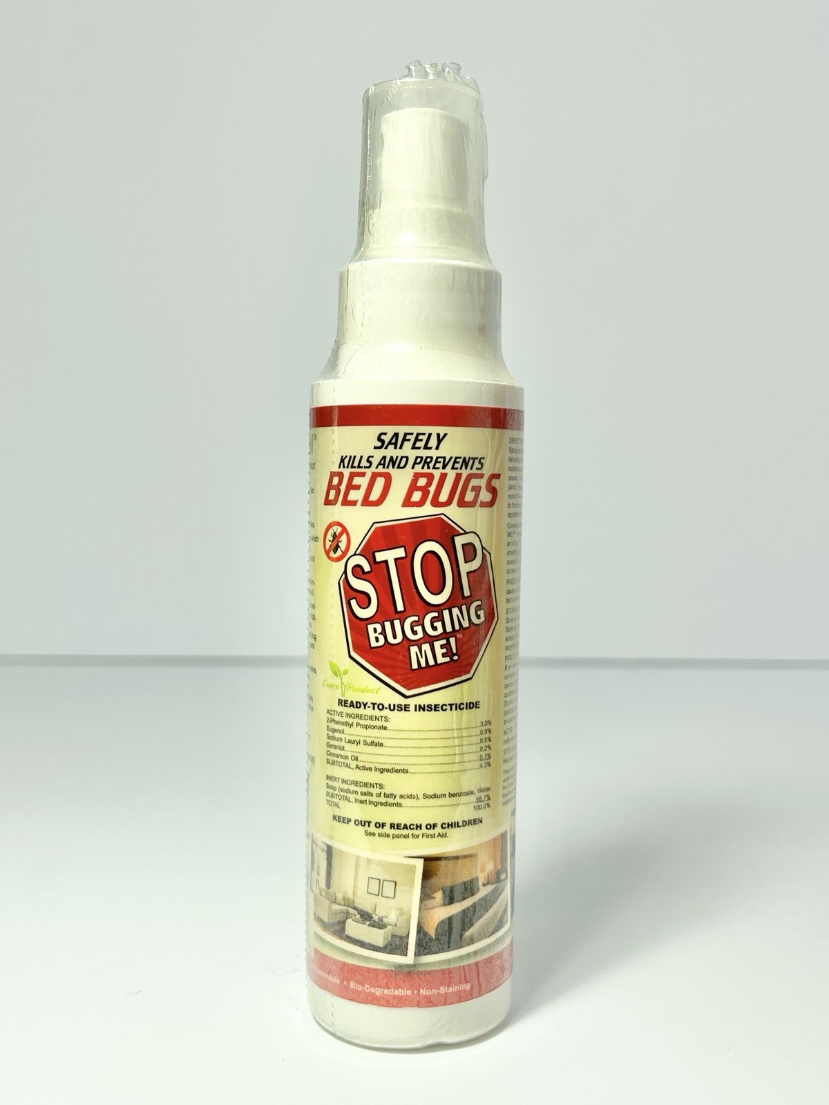 Stop Bugging Me Pump Spray for Bed Bugs & Mites, Set of 2 New Sealed 3oz