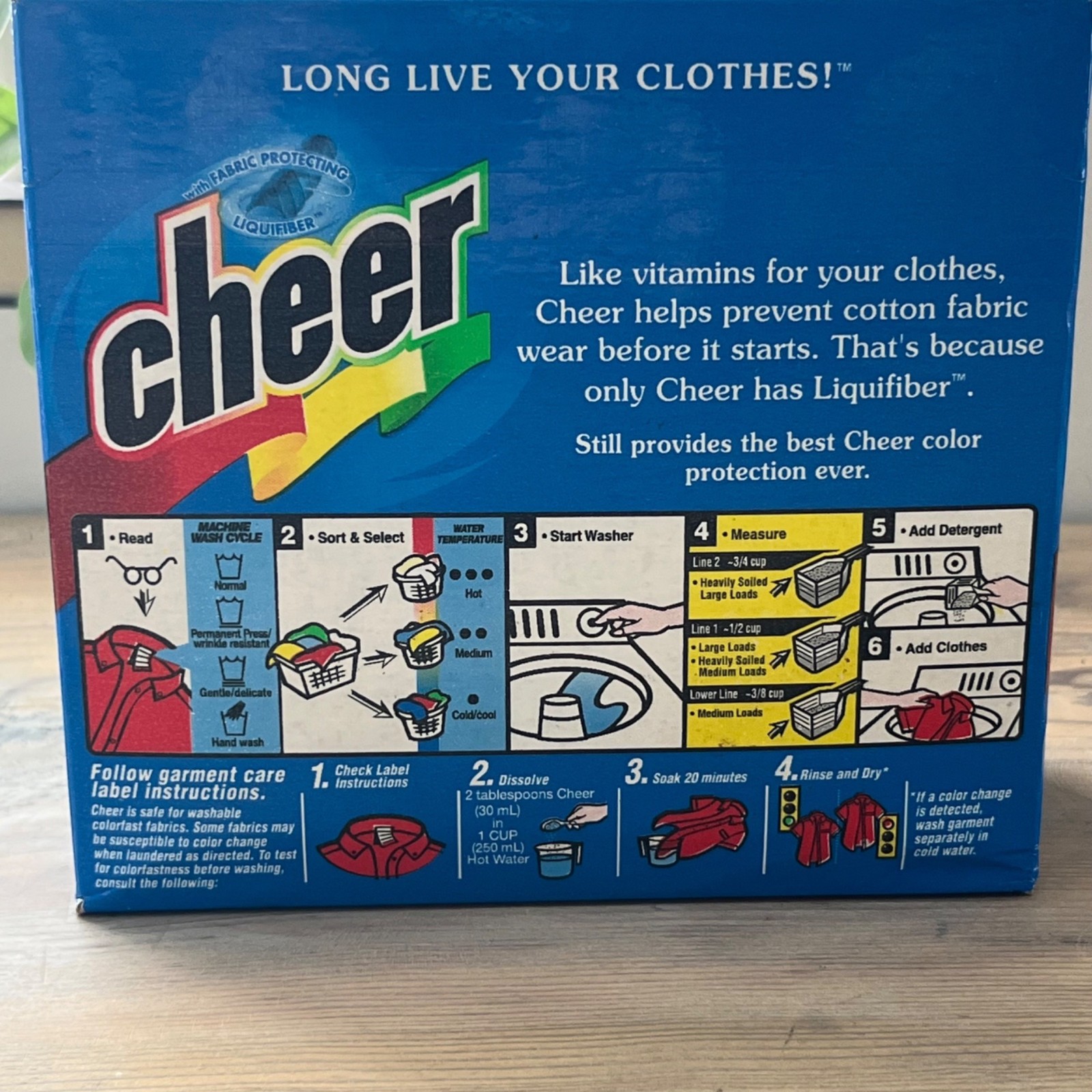 Cheer Fabric Protecting Liquidfiber Powder Detergent 15 Loads 33oz