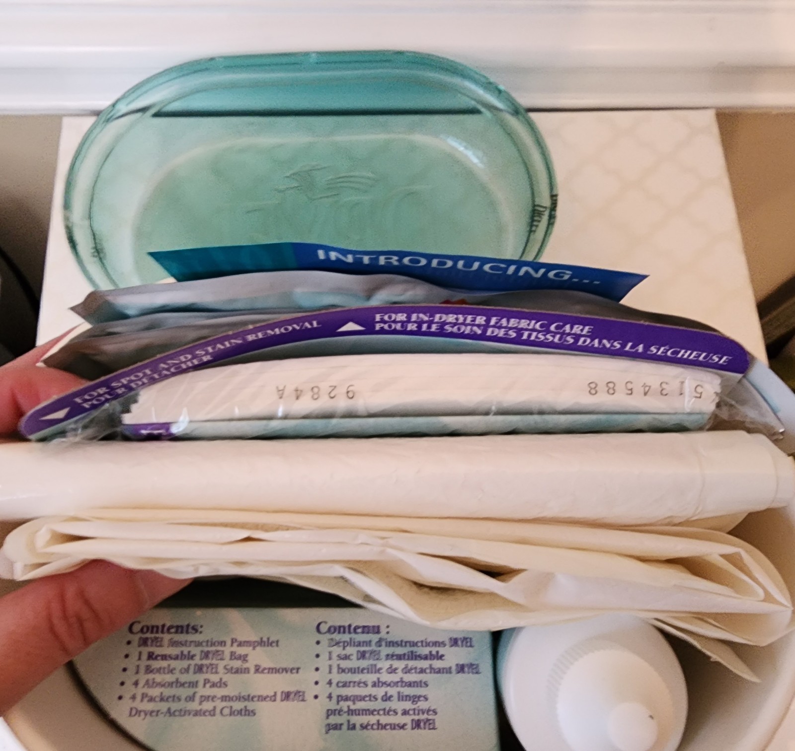 Dryel At Home Dry Cleaner Starter Kit 3-4 Loads Up To 16 Garments Vtg 1997 READ
