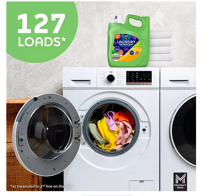 Member’s Mark Liquid Laundry Detergent, Paradise Splash, 127 loads, 196 fl. oz.