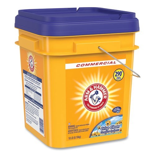 CDC3320001001 Arm & Hammer Powder Laundry Detergent Crisp Clean Scent 18 lb Pail