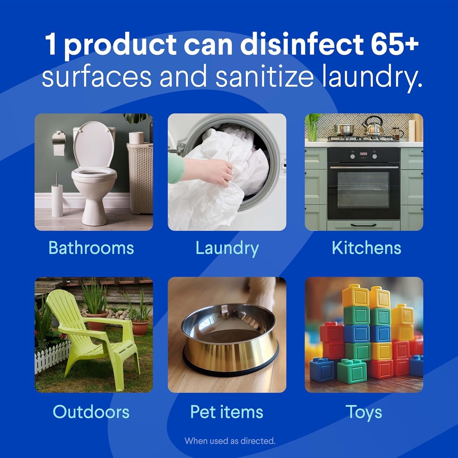 Concentrated Regular Disinfecting Liquid Laundry Bleach, 81 fl.oz 2 pack