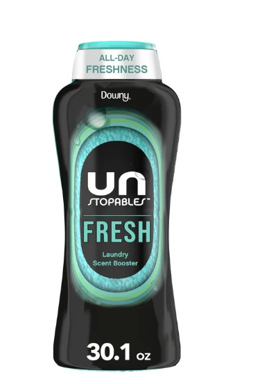 Downy Unstopables In-Wash Scent Booster Laundry Beads, Fresh Scent, 30.1 oz
